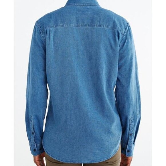 UO Urban Outfitters Koto Doby Button Down Long Sleeve Shirt - Picture 2 of 12